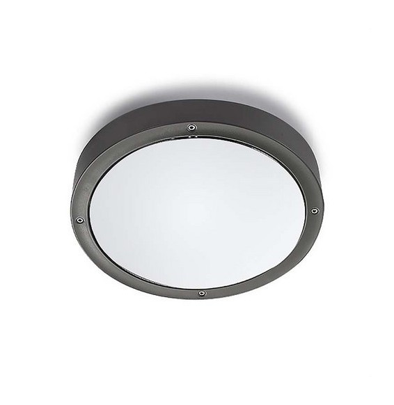 LedsC4 - Plafón BASIC 1xE27 23W gris urbano