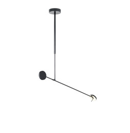 LedsC4 - Luminaria colgante INVISIBLE led 9W 3K DIM negro