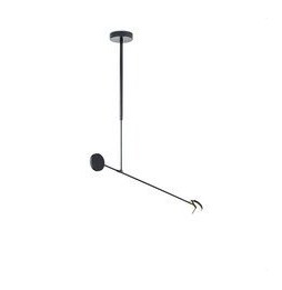 LedsC4 - Luminaria colgante INVISIBLE led 9W 3K DIM negro