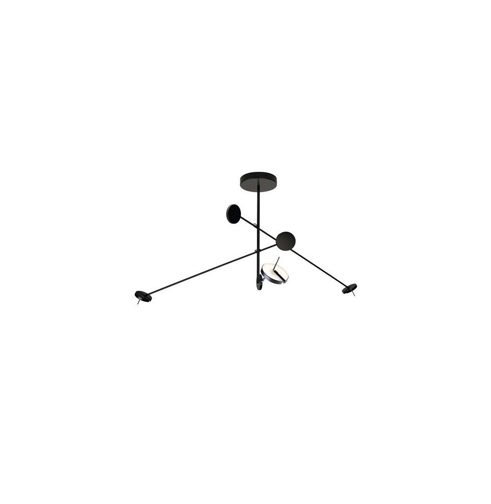 LedsC4 - Luminaria colgante INVISIBLE led 27W 3K estándar negro LedsC4 - Luminaria colgante INVISIBLE led 27W 3K estándar negro