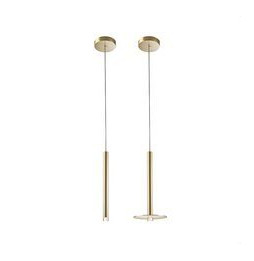 LedsC4 - Luminaria colgante CANDLE diámetro 116 led3W 2700K latón mate
