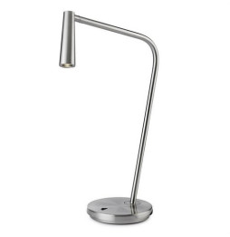 LedsC4 - Luminaria portátil GAMMA led 2.2W 2700K níquel satinado
