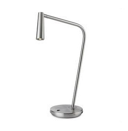 LedsC4 - Luminaria portátil GAMMA led 2.2W 2700K níquel satinado