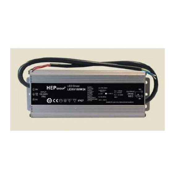 LedsC4 - Fuente de alimentación HEP LEXV100W24 24V 100W