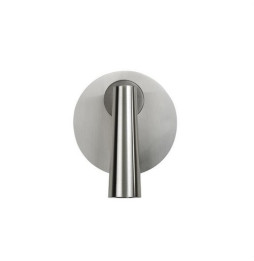 LedsC4 - Aplique base redonda GAMMA led 2.2W 2700K níquel satinado
