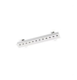 LedsC4 - Empotrable techo sin marco BENTO 12xled 25,2W 34º 3000K blanco blanco