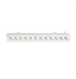LedsC4 - Empotrable techo con marco BENTO 12xled 25,2W 34º 3000K blanco blanco