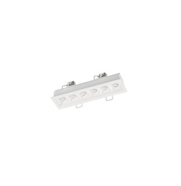 LedsC4 - Empotrable techo con marco BENTO 6xled 12,6W 15º 2700K blanco blanco