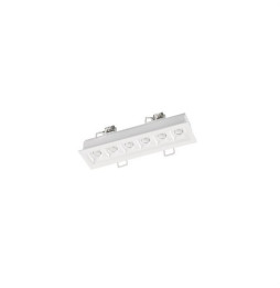 LedsC4 - Empotrable techo con marco BENTO 6xled 12,6W 15º 2700K blanco blanco
