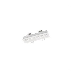 LedsC4 - Empotrable techo con marco BENTO 6xled 12,6W 15º 2700K blanco blanco