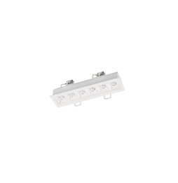 LedsC4 - Empotrable techo con marco BENTO 6xled 12,6W 34º 3000K blanco blanco