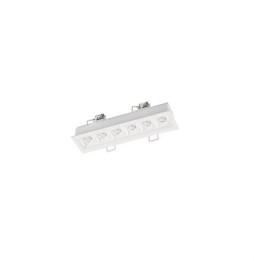 LedsC4 - Empotrable techo con marco BENTO 6xled 12,6W 34º 3000K blanco blanco