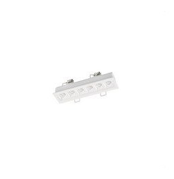 LedsC4 - Empotrable techo con marco BENTO 6xled 12,6W 34º 3000K blanco blanco