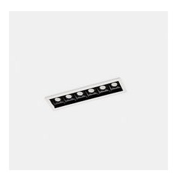 LedsC4 - Empotrable techo con marco BENTO 6xled 12,6W 34º 3000K blanco negro
