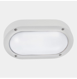 LedsC4 - Aplique BASIC IP66 aluminio E27 15W blanco