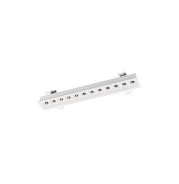 LedsC4 - Empotrable techo sin marco BENTO 12xled 25,2W 50º 3000K blanco blanco