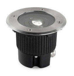 LedsC4 - Empotrable suelo GEA POWER 3x6W pulido negro