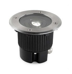 LedsC4 - Empotrable suelo GEA POWER 3x6W pulido negro