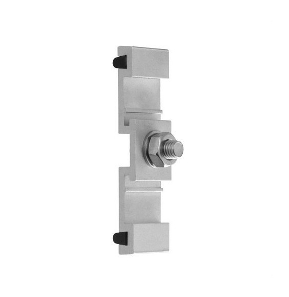 LedsC4 - Brida de fijación Focos para postes y árboles gris urbano
