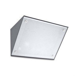 LedsC4 - Aplique CURIE 2xE27 40W gris urbano
