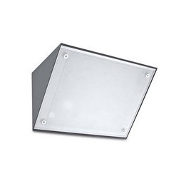 LedsC4 - Aplique CURIE 2xE27 40W gris urbano