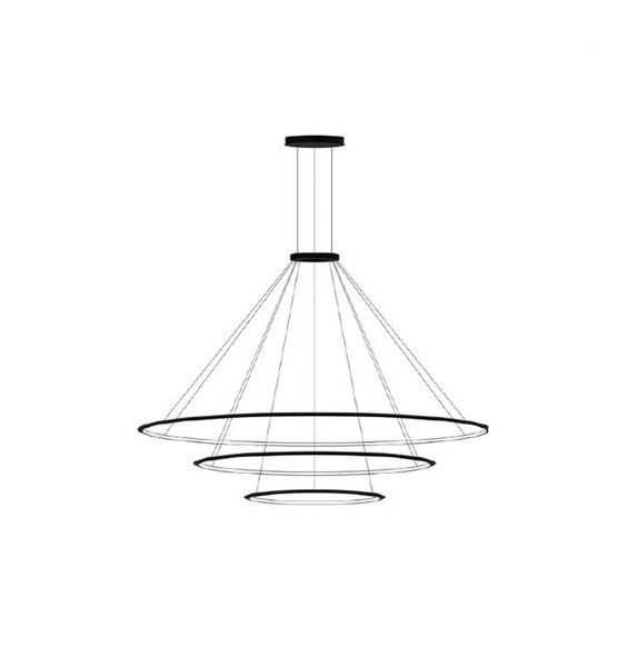 LedsC4 - Luminaria colgante circular pequeña 2700K DALI blanco