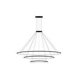 LedsC4 - Luminaria colgante circular pequeña 2700K ON-OFF blanco