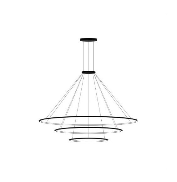LedsC4 - Luminaria colgante circular pequeña 4000K DALI blanco