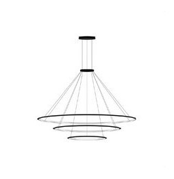 LedsC4 - Luminaria colgante circular pequeña 4000K 1-10V blanco