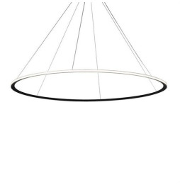 LedsC4 - Luminaria colgante circular D600 4000K ON-OFF 100/240V negro
