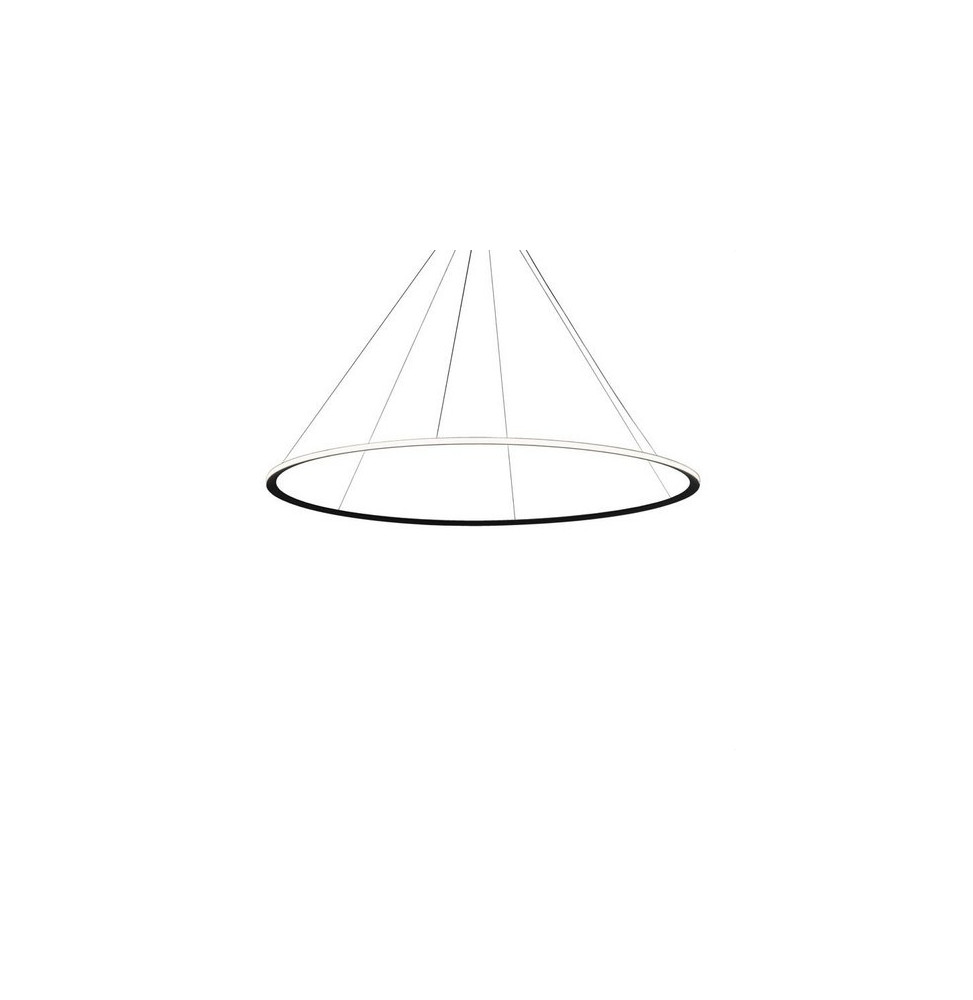LedsC4 - Luminaria colgante circular D600 4000K ON-OFF 100/240V negro