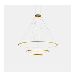 LedsC4 - Luminaria colgante circular grande 2700K DALI blanco