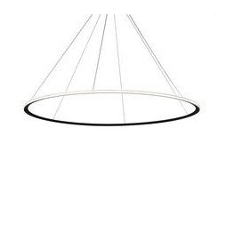 LedsC4 - Luminaria colgante circular D600 4000K ON-OFF 100/240V negro