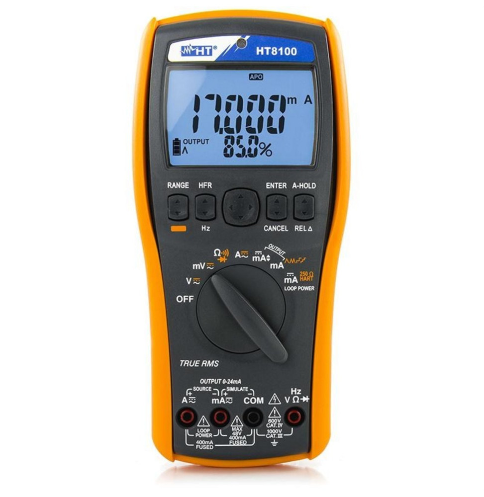 HT-INSTRUMENTS - Calibrador procesos HT8100 4-20mA multímetro