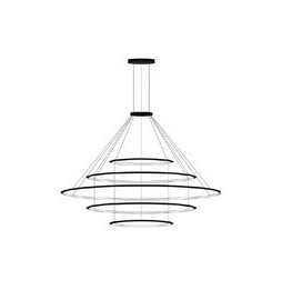 LedsC4 - Luminaria colgante circular pequeña 2700K 1-10V blanco