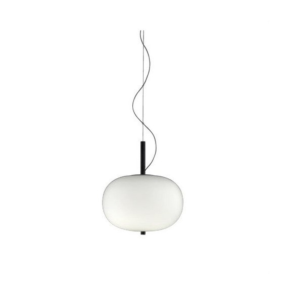 LedsC4 - Luminaria colgante ILARGI 8xled 8.5W blanco madera oscura