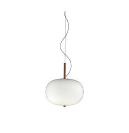 LedsC4 - Luminaria colgante ILARGI 20xled 21.4W blanco madera clara