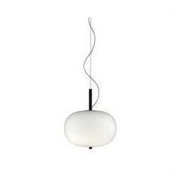 LedsC4 - Luminaria colgante ILARGI 8xled 8.5W blanco madera oscura