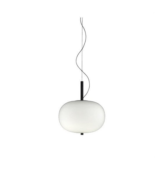 LedsC4 - Luminaria colgante ILARGI 8xled 8.5W blanco madera oscura
