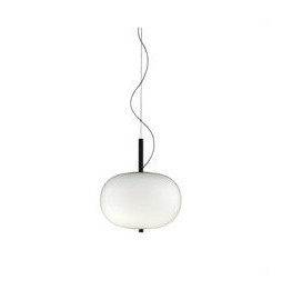 LedsC4 - Luminaria colgante ILARGI 8xled 8.5W blanco madera oscura