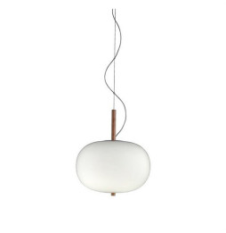 LedsC4 - Luminaria colgante ILARGI 14xled 14.8W blanco madera clara