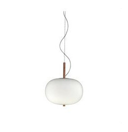 LedsC4 - Luminaria colgante ILARGI 14xled 14.8W blanco madera clara