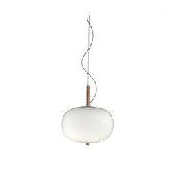 LedsC4 - Luminaria colgante ILARGI 14xled 14.8W blanco madera clara