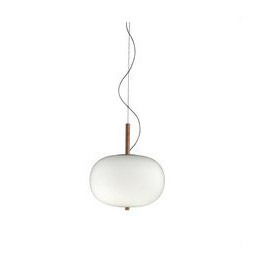 LedsC4 - Luminaria colgante ILARGI 20xled 21.4W blanco madera clara