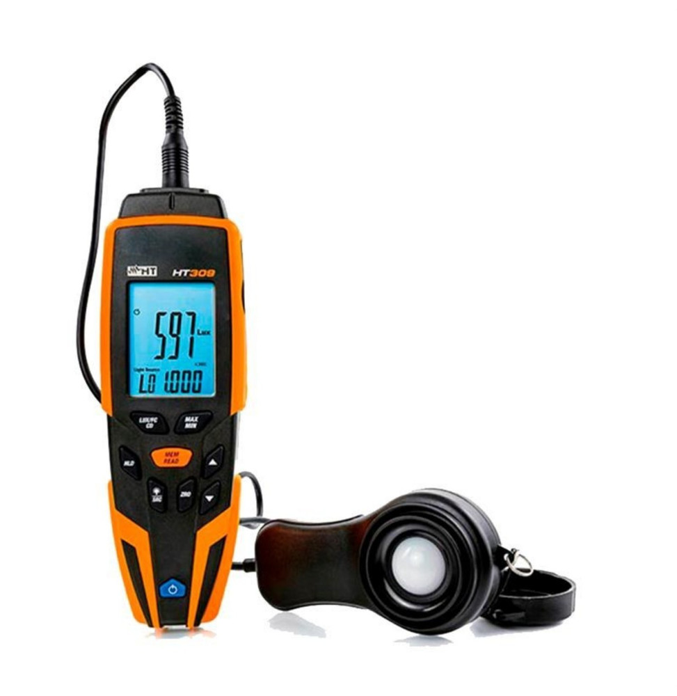 HT-INSTRUMENTS - Luxómetro digital HT309 para medida iluminación led
