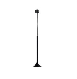 LedsC4 - Luminaria colgante ALIVE 1xled 6.9W 2700K negro sin cristal