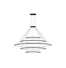 LedsC4 - Luminaria colgante circular grande 3000K ON-OFF blanco