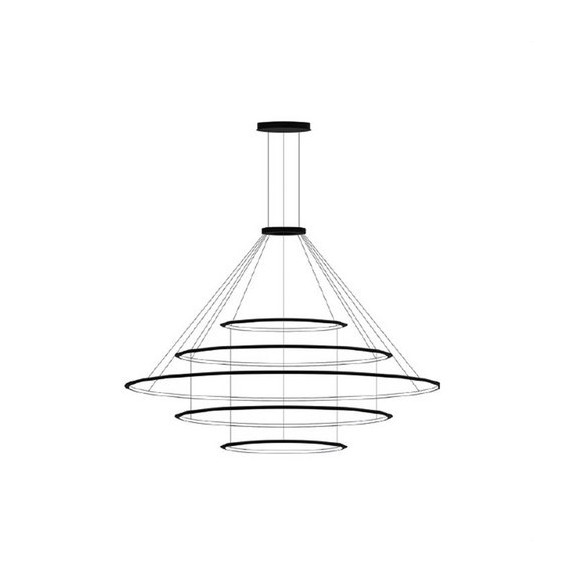 LedsC4 - Luminaria colgante circular grande 4000K DALI blanco