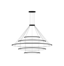 LedsC4 - Luminaria colgante circular pequeña 4000K ON-OFF blanco