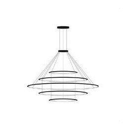 LedsC4 - Luminaria colgante circular pequeña 4000K ON-OFF blanco